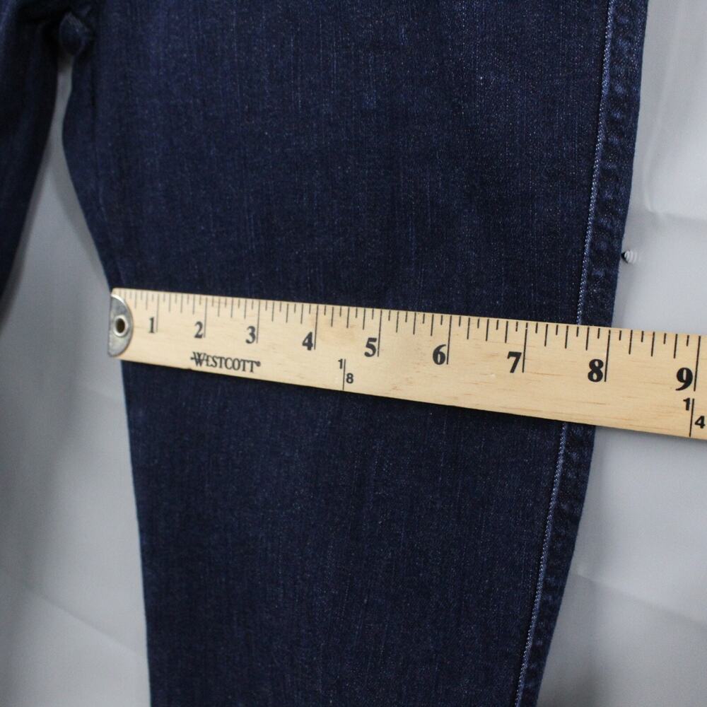 Sezane Jeans Womens 29 Brut Sexy Straight Slim Blue Quiet Luxury Minimalist - Picture 13 of 16
